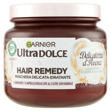 Garnier Ultra Dolce Hair Remedy Delicate And Moisturizing Hair Mask Oat Softness 340 Ml