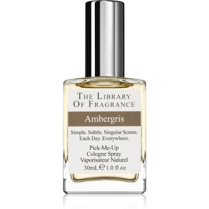 The Library of Fragrance Ambergris Acqua di Colonia Unisex Perfume - 30 ml
