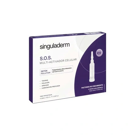 Singuladerm Singuladerm Sos Multicellular Activator Detoxifying Treatment 4x105ml