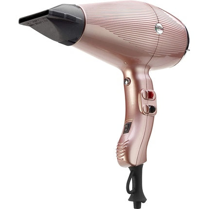 Gamma Più Professional Hair Dryer Dual Aria Ionic with Heat Control and Silver Coated Grill