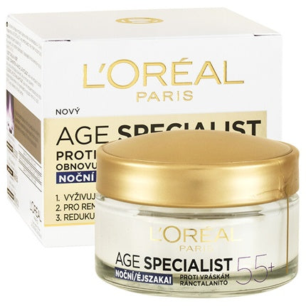 L'Oral Paris Night Wrinkle Cream Specialist Age 55 50 Ml