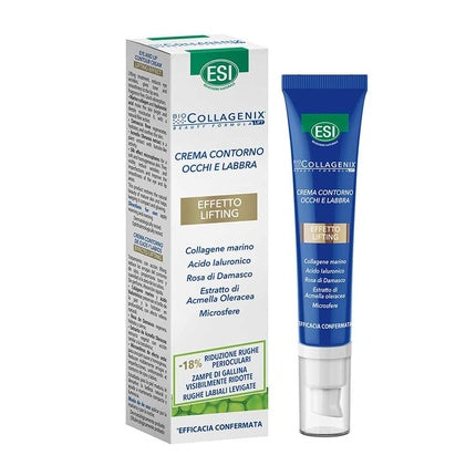 Esi Biocollagenix Eye and Lip Cream with Marine Collagen and Hyaluronic Acid