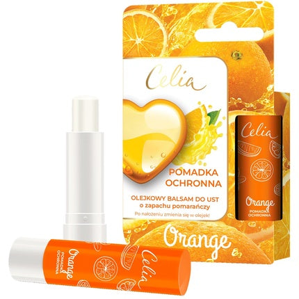 Celia Protective Lip Balm Oil Orange 4g